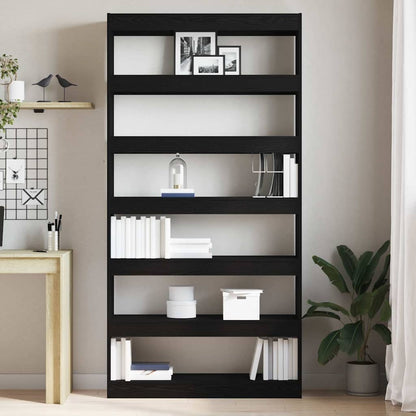 Bücherregal Schwarz Holzwerkstoff