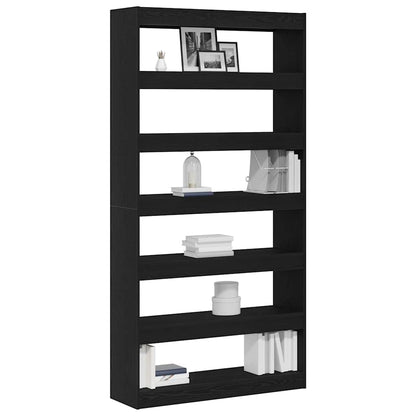 Bücherregal Schwarz Holzwerkstoff