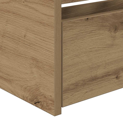 Tagesbett mit Kopfteil Artisan-Eiche 100 x 200 cm Holzwerkstoff