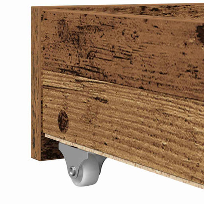 Tagesbett mit Kopfteil Altholz 90 x 190 cm Holzwerkstoff