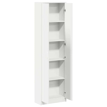 Kleiderschrank mit Regal Weiß 55 x 25 x 189 cm Holzwerkstoff