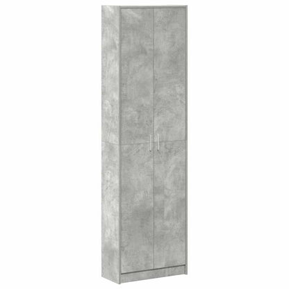 Kleiderschrank mit Tür Betongrau 55 x 25 x 189 cm Holzwerkstoff