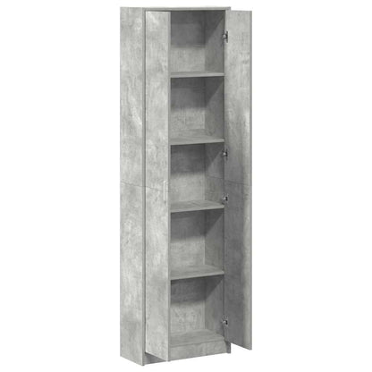 Kleiderschrank mit Tür Betongrau 55 x 25 x 189 cm Holzwerkstoff
