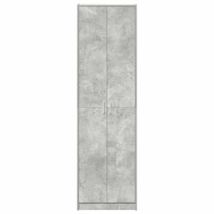 Kleiderschrank mit Tür Betongrau 55 x 25 x 189 cm Holzwerkstoff