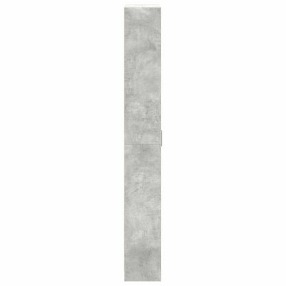 Kleiderschrank mit Tür Betongrau 55 x 25 x 189 cm Holzwerkstoff