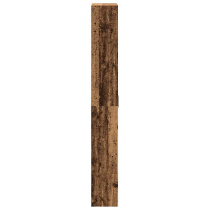 Kleiderschrank mit Regal Altholz 55 x 25 x 189 cm Holzwerkstoff