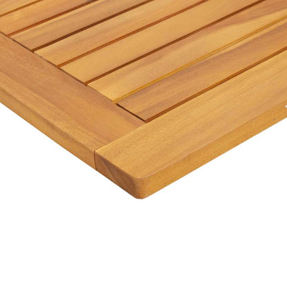 Tischplatte Braun 80 x 40 x 2 cm Akazie Massivholz