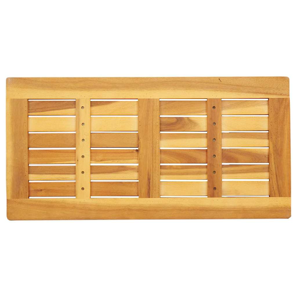Tischplatte Braun 80 x 40 x 2 cm Akazie Massivholz