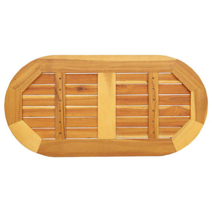 Tischplatte Braun 80 x 40 x 2 cm Akazie Massivholz