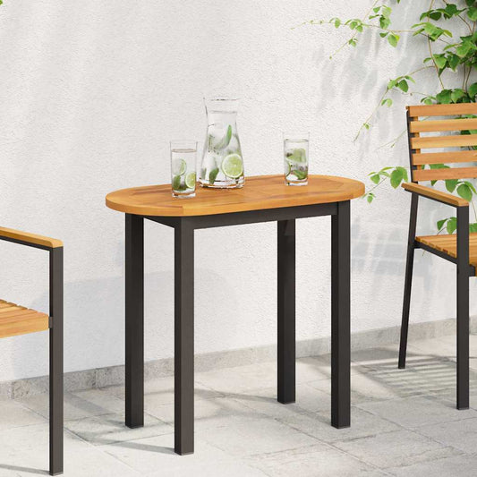 Tischplatte Braun 80 x 40 x 2 cm Akazie Massivholz