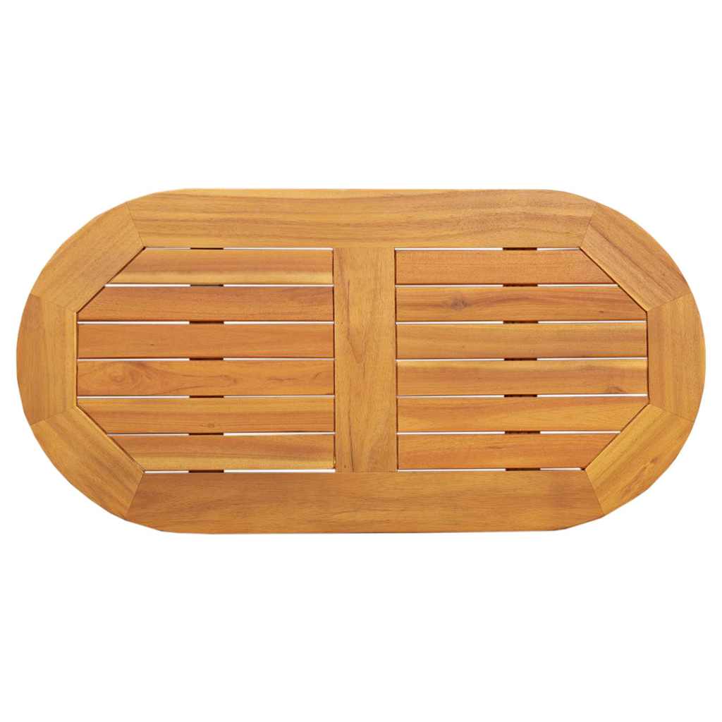 Tischplatte Braun 80 x 40 x 2 cm Akazie Massivholz