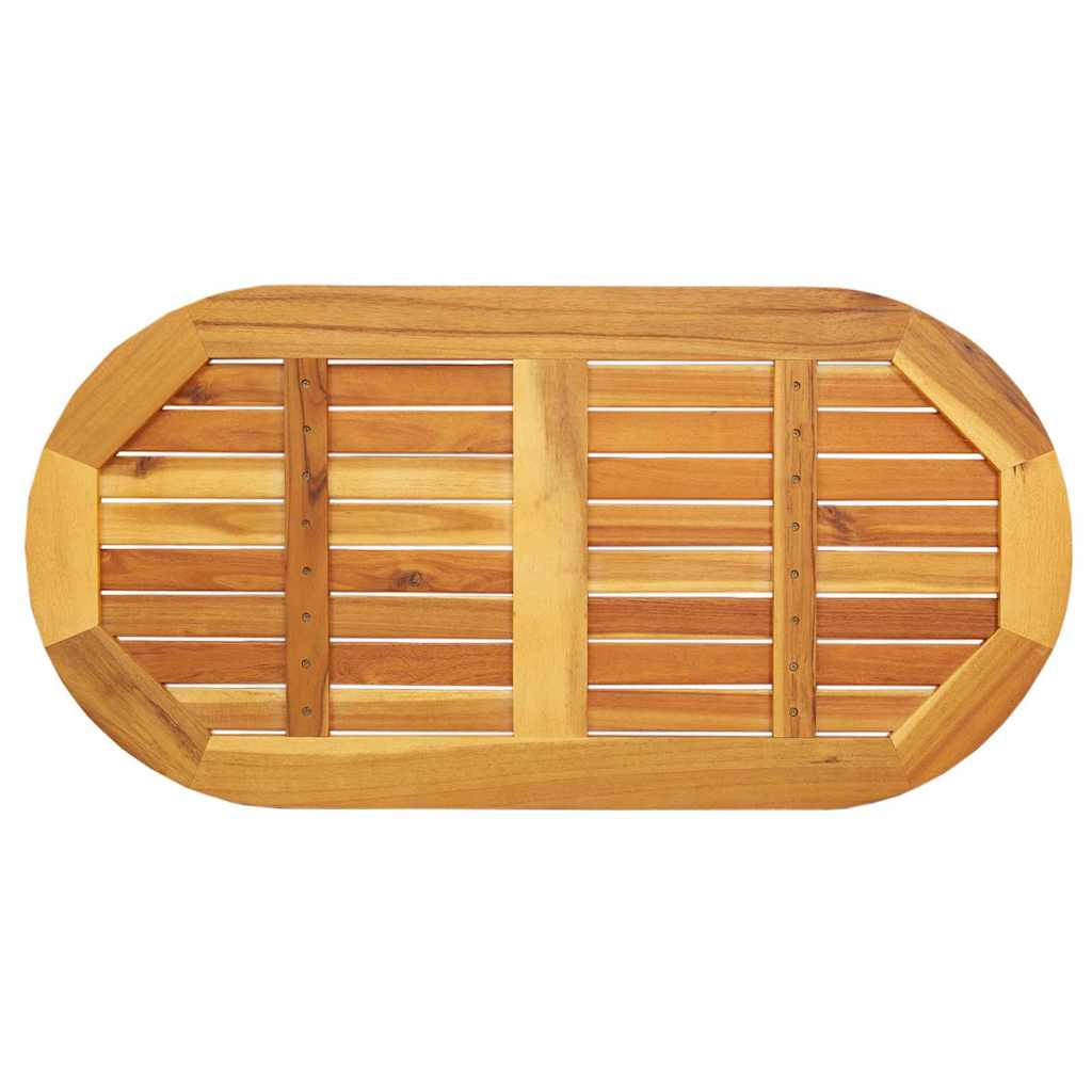 Tischplatte Braun 100 x 50 x 2 cm Akazie Massivholz