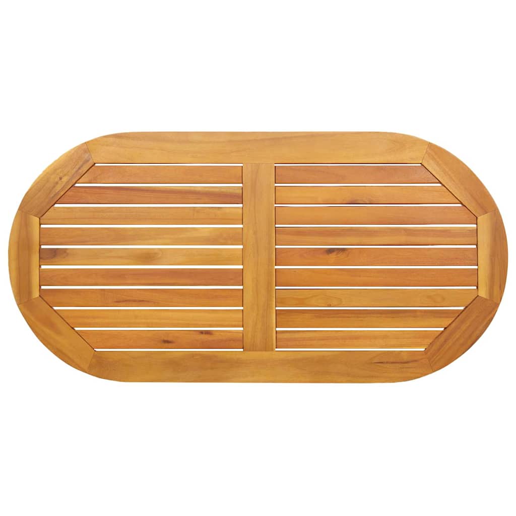Tischplatte Braun 110 x 55 x 2 cm Akazie Massivholz