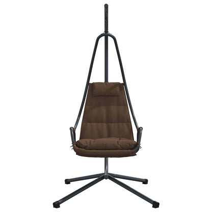 Hängendes Ei-Stuhl Kaffeebraun 94 x 107 x 196,5 cm Stahl