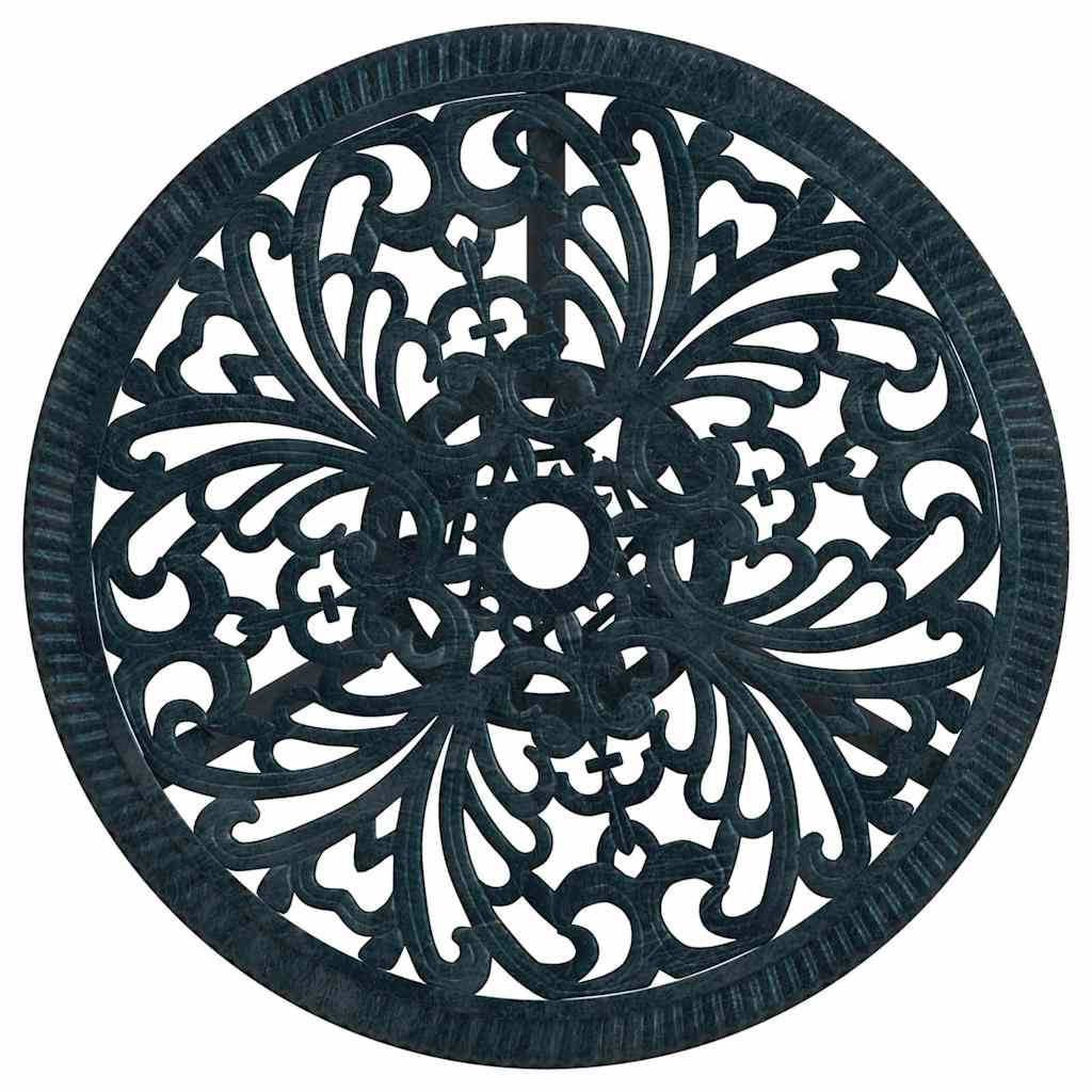 Garten Bistro Set 3 pcs Grün Aluminium