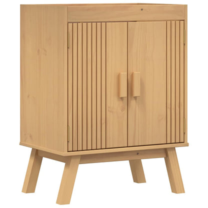 Badezimmermöbelset mit Speicher 2 pcs Braun 114 x 43 x 73.5 cm