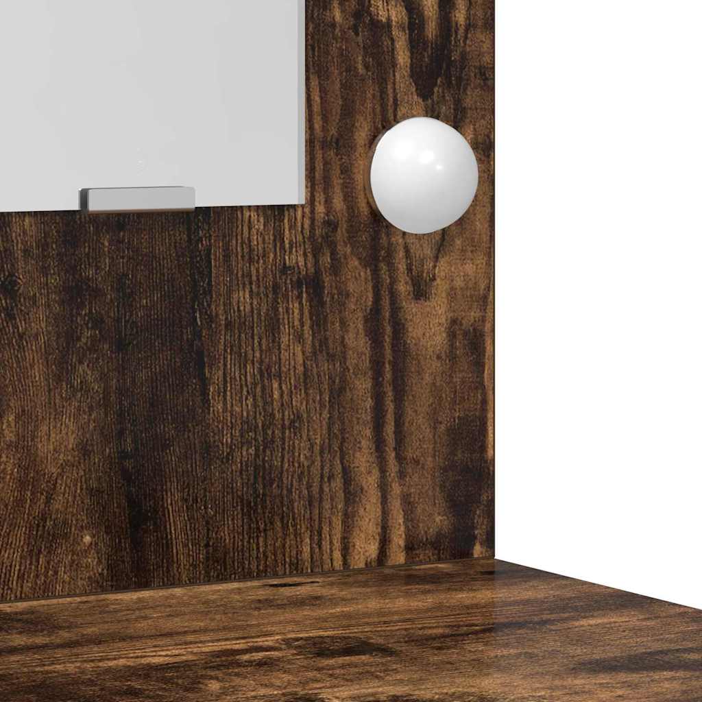 Schminktisch 2 pcs Braun 78,5 x 41 x 135 cm Holzwerkstoff