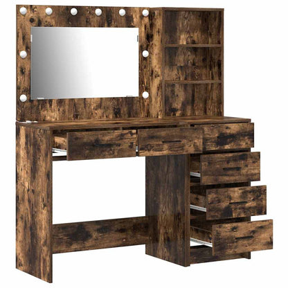 Schminktisch 2 pcs Braun 78,5 x 41 x 135 cm Holzwerkstoff