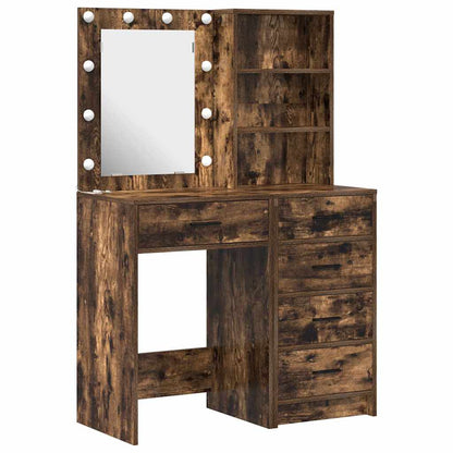Schminktisch 2 pcs Braun 50 x 41 x 135 cm Holzwerkstoff