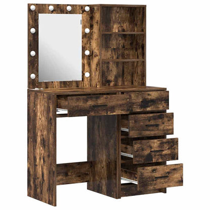Schminktisch 2 pcs Braun 50 x 41 x 135 cm Holzwerkstoff