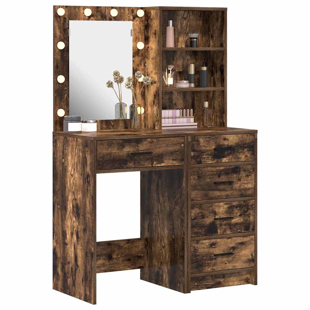Schminktisch 2 pcs Braun 50 x 41 x 135 cm Holzwerkstoff