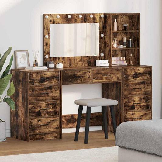 Schminktisch 3 pcs Braun 40 x 41 x 135 cm Holzwerkstoff