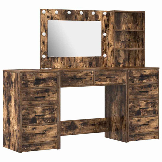 Schminktisch 3 pcs Braun 40 x 41 x 135 cm Holzwerkstoff