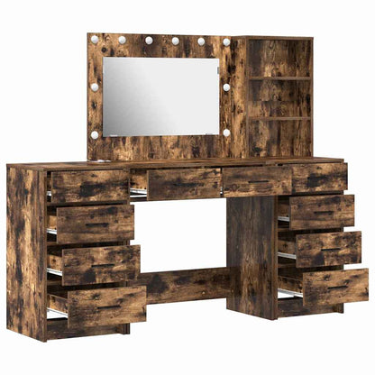 Schminktisch 3 pcs Braun 40 x 41 x 135 cm Holzwerkstoff