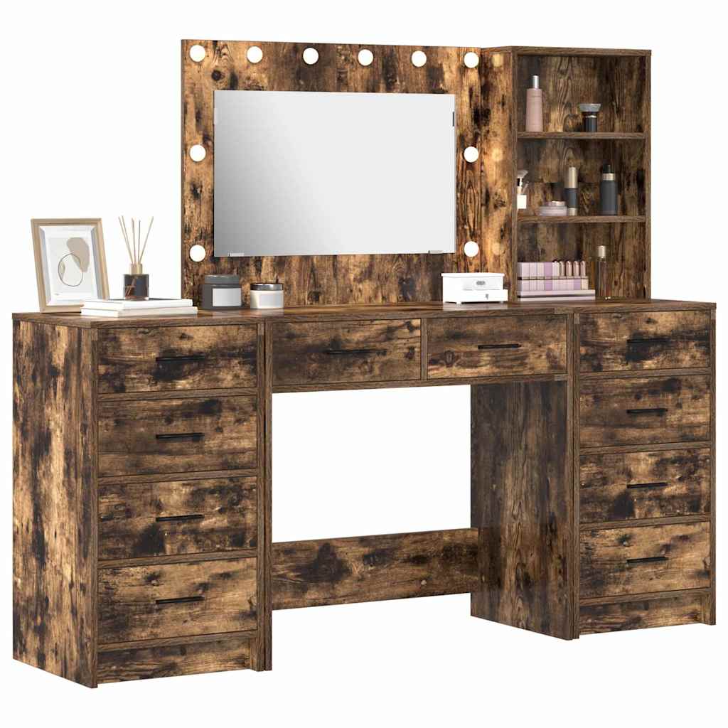 Schminktisch 3 pcs Braun 40 x 41 x 135 cm Holzwerkstoff