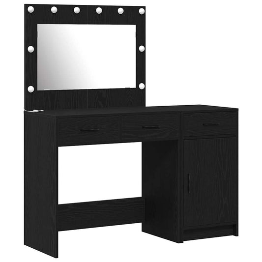 Schminktisch 2 pcs Schwarz 40 x 41 x 75 cm Holzwerkstoff