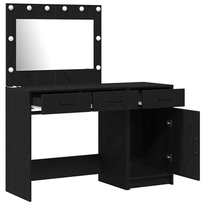 Schminktisch 2 pcs Schwarz 40 x 41 x 75 cm Holzwerkstoff
