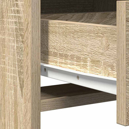 Schminktisch mit Tür 2 pcs Braun 40 x 41 x 75 cm Holzwerkstoff