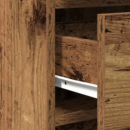 Schminktisch mit Tür 2 pcs Braun 40 x 41 x 75 cm Holzwerkstoff