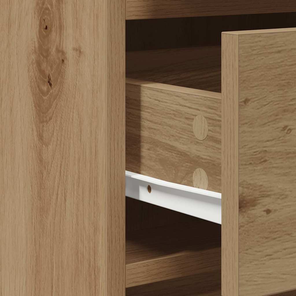 Schminktisch mit Tür 2 pcs Braun 40 x 41 x 75 cm Holzwerkstoff
