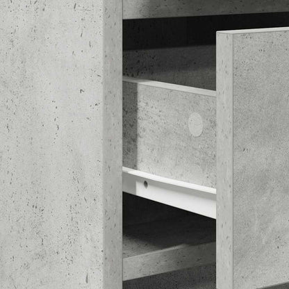 Schminktisch mit Tür 2 pcs Grau 50 x 41 x 135 cm Holzwerkstoff