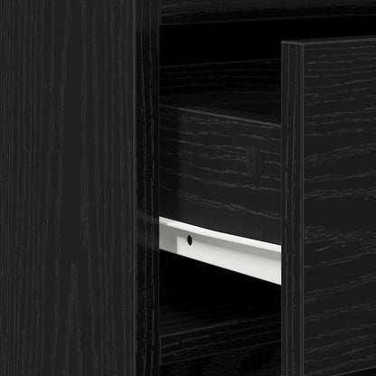 Schminktisch 3 pcs Schwarz 40 x 41 x 75 cm Holzwerkstoff