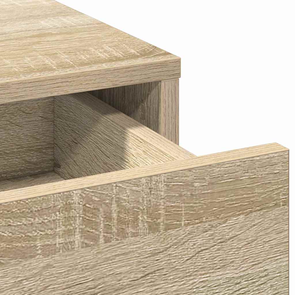 Schminktisch mit Tür 3 pcs Braun 40 x 41 x 75 cm Holzwerkstoff