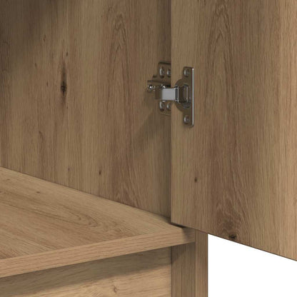 Schminktisch mit Tür 3 pcs Braun 40 x 41 x 75 cm Holzwerkstoff