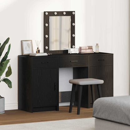 Schminktisch 3 pcs Schwarz 50 x 41 x 135 cm Holzwerkstoff