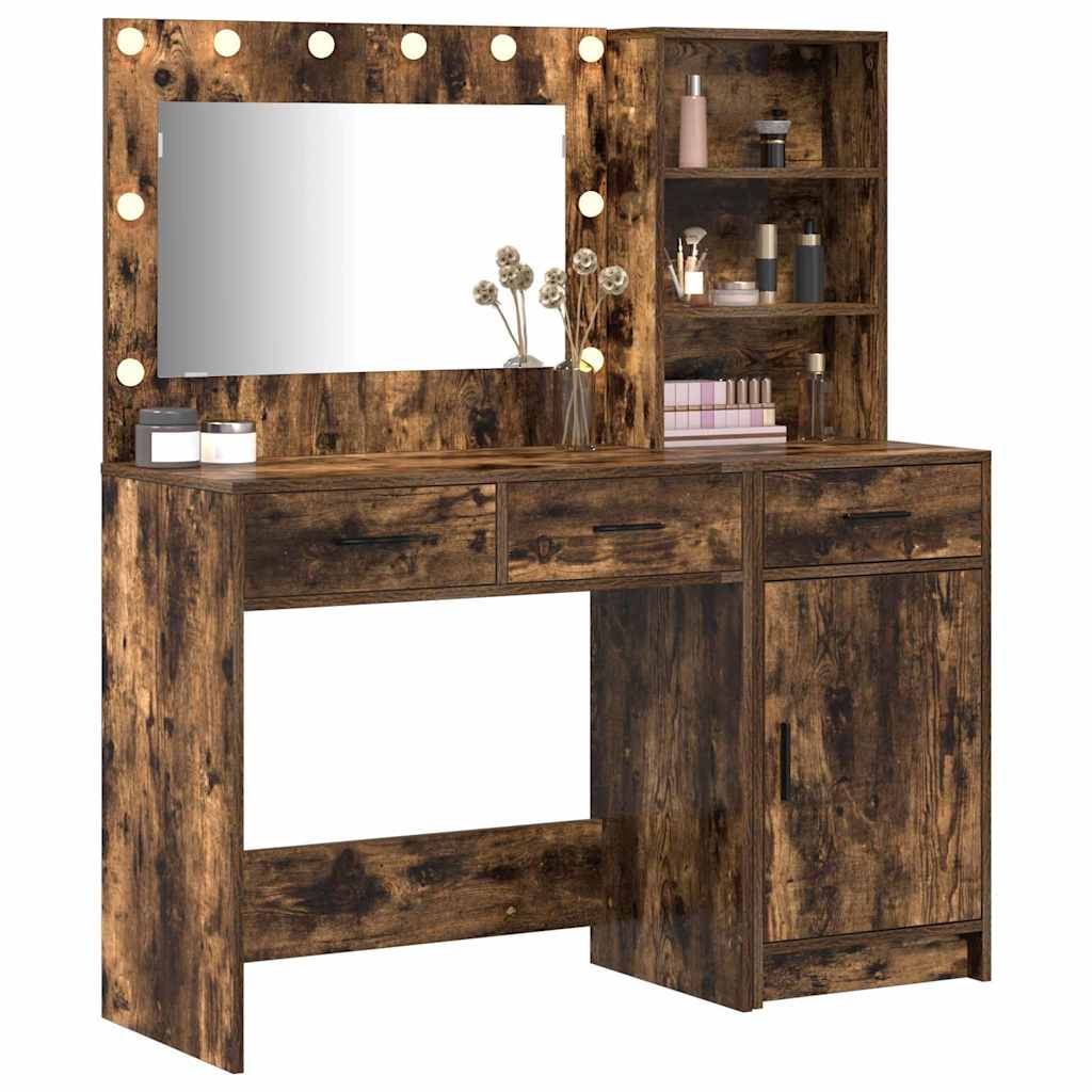 Schminktisch 2 pcs Braun 78,5 x 41 x 135 cm Holzwerkstoff