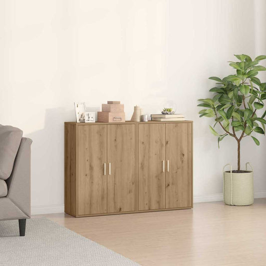 Buffet Eiche handwerklich 60 x 31 x 84 cm Holzwerkstoff