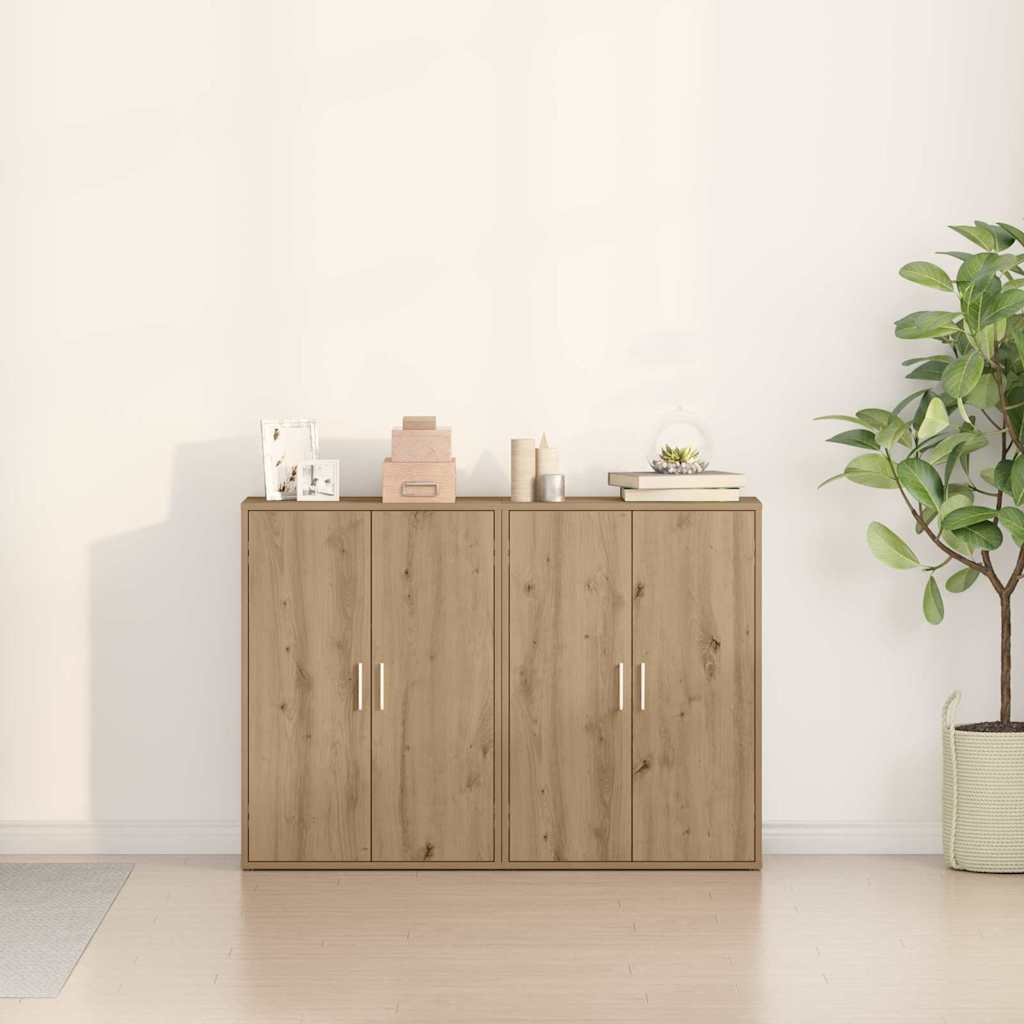Buffet Eiche handwerklich 60 x 31 x 84 cm Holzwerkstoff