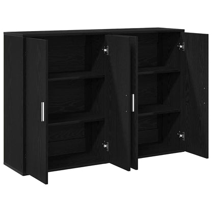 Buffet Schwarze Eiche 60 x 31 x 84 cm Holzwerkstoff