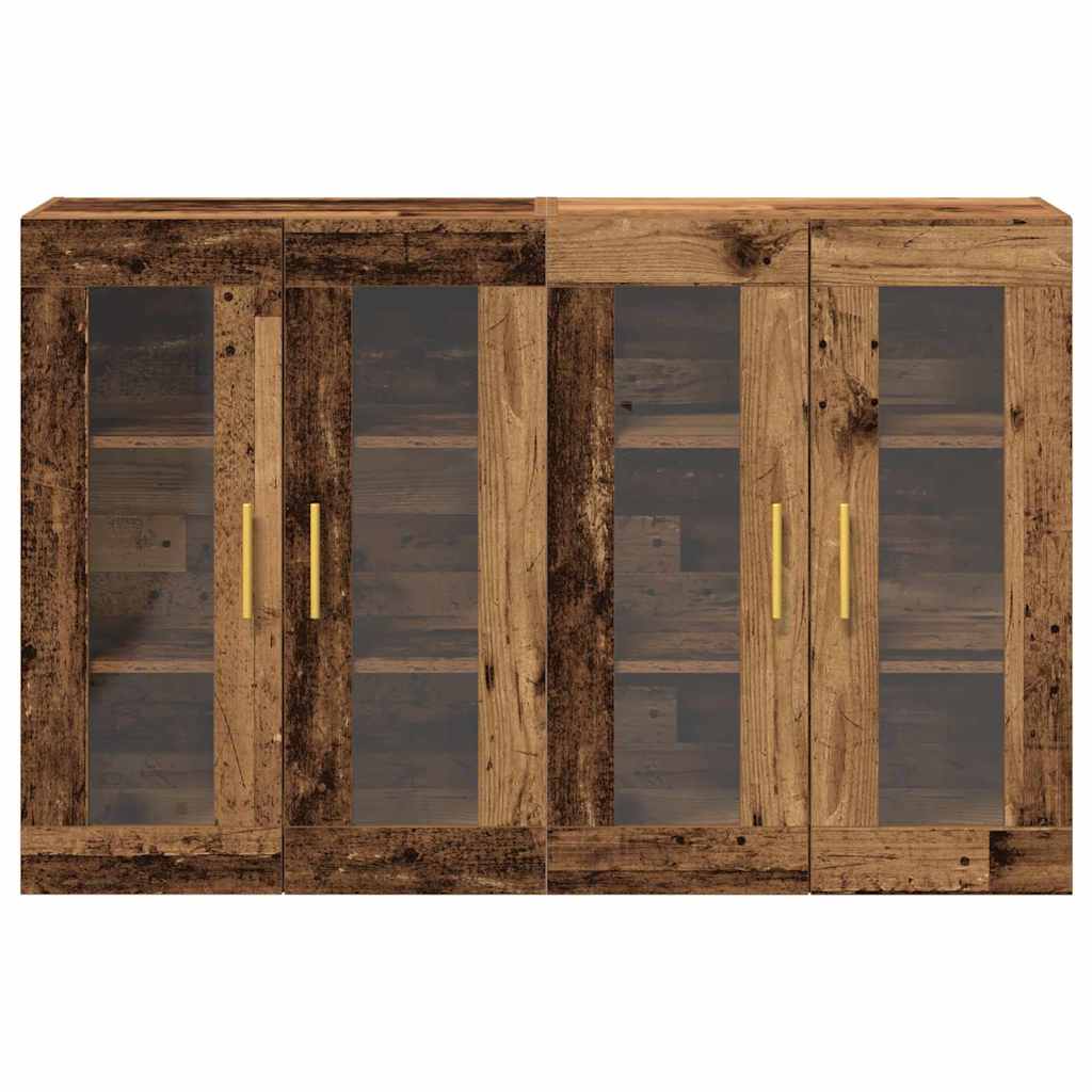 Wandschrank 2 pcs Altholz 69.5 x 34 x 90 cm Holzwerkstoff