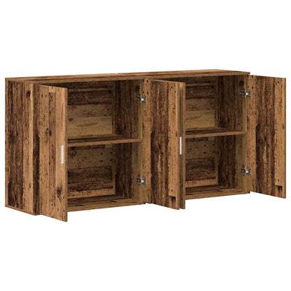 Sideboards 2 pcs Altholz 79 x 38 x 80 cm Holzwerkstoff