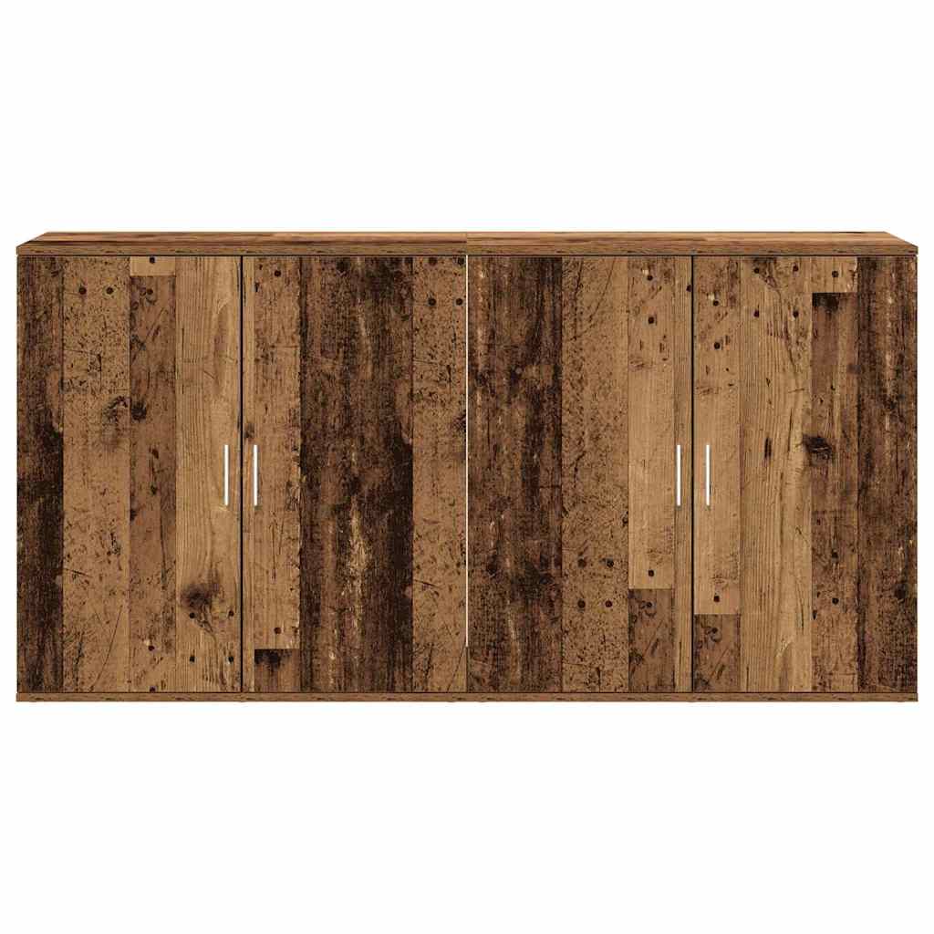 Sideboards 2 pcs Altholz 79 x 38 x 80 cm Holzwerkstoff