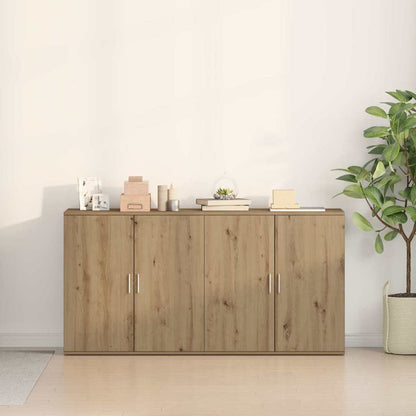 Sideboards 2 pcs Eiche handwerklich 79 x 38 x 80 cm