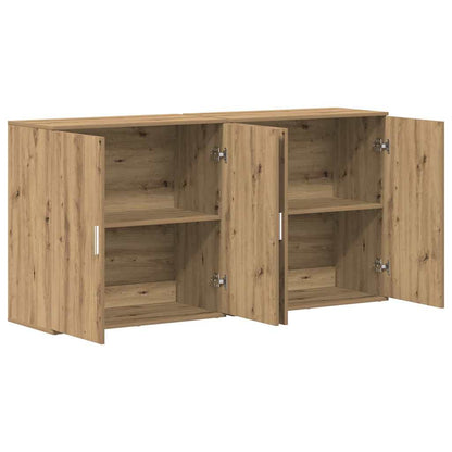 Sideboards 2 pcs Eiche handwerklich 79 x 38 x 80 cm
