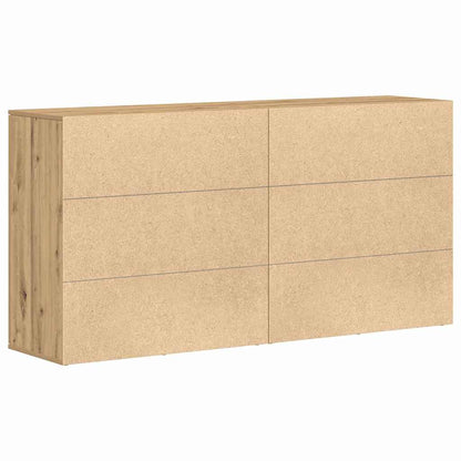 Sideboards 2 pcs Eiche handwerklich 79 x 38 x 80 cm