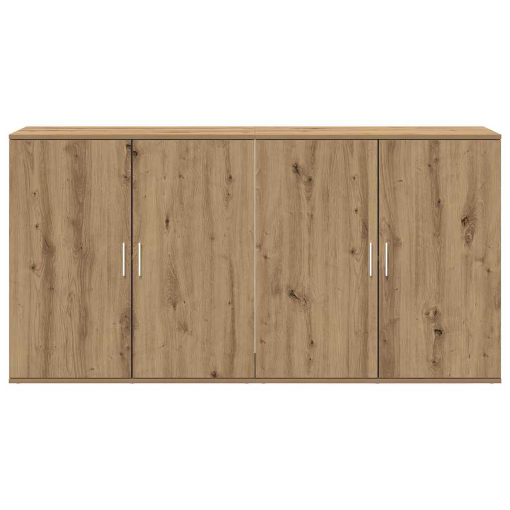 Sideboards 2 pcs Eiche handwerklich 79 x 38 x 80 cm